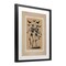 Stupell Industries Vintage Dancing Skeletons Stamp Framed Print Under Glass, design by Arlington Prints